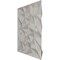 Ekena Millwork 19 5/8in. W x 19 5/8in. H Leto EnduraWall Decorative 3D Wall Panel Covers 2.67 Sq. Ft. WP20X20LTDVG - alternate 2
